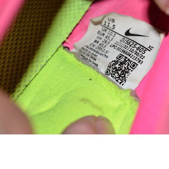 Nike air ZOOM Mercurial Men’s Size 11.5 DJ5625-605 Pre-owned Pink shoes - Picture 8 of 13